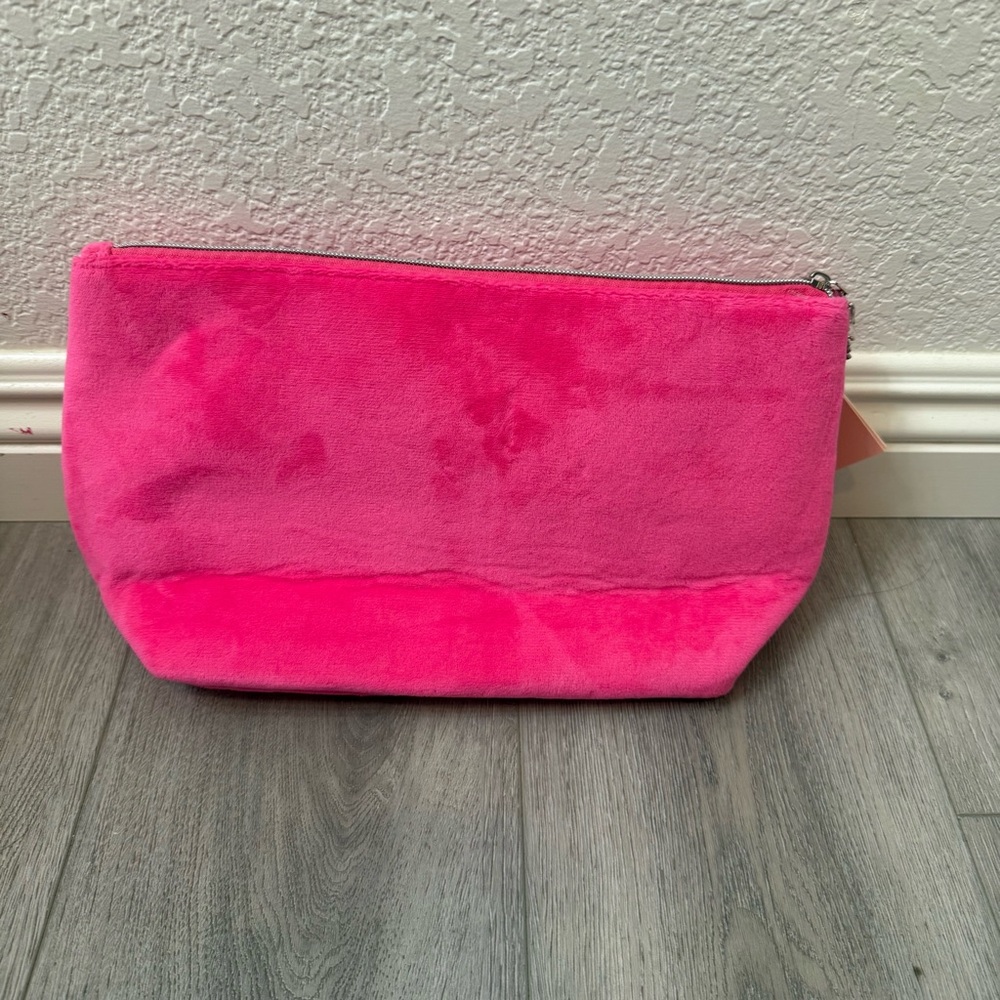 Juicy Couture Pink Bag, Juicy Couture Make Up Bag, Juicy Couture Travel Bag - Picture 7 of 10